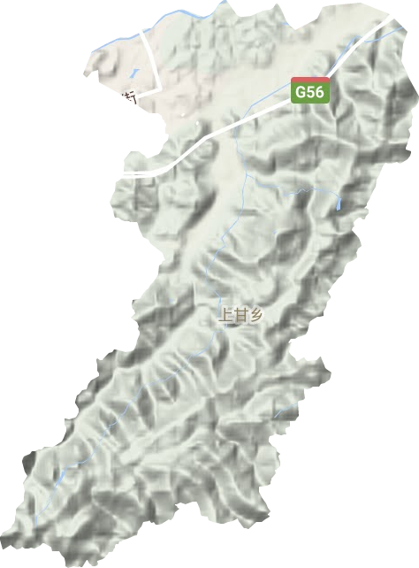 锦南街道地形地图