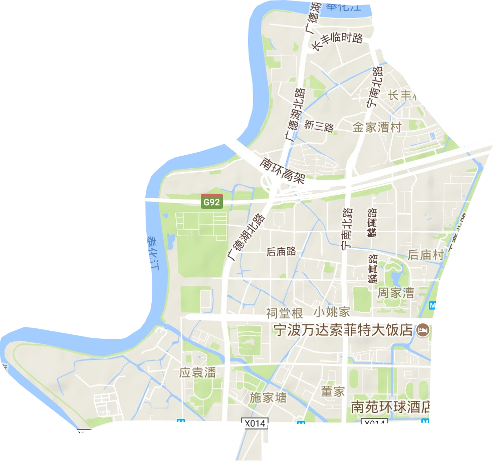 钟公庙街道地形地图