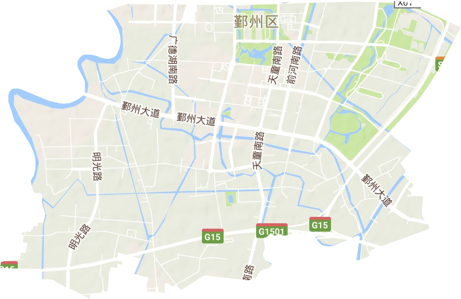 首南街道地形地图