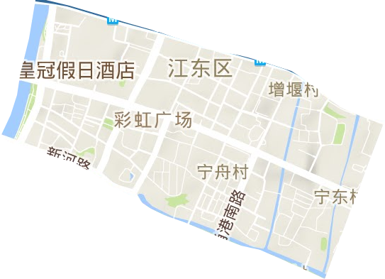 百丈街道地形地图