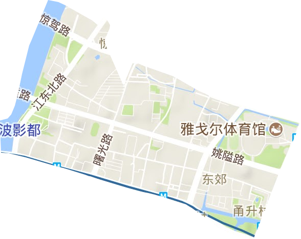 东胜街道地形地图