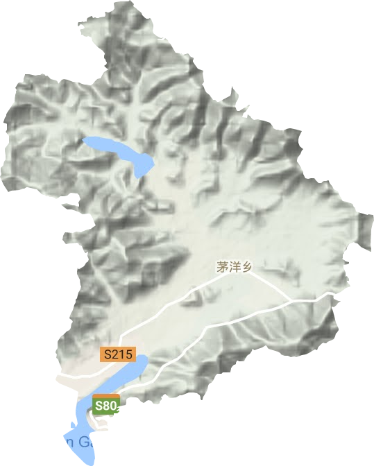 茅洋乡地形地图