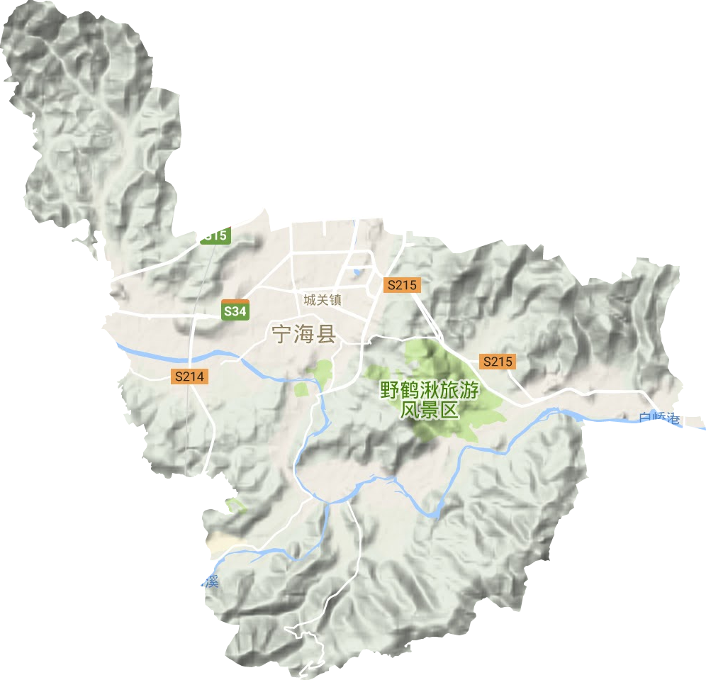 跃龙街道地形地图