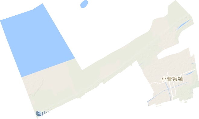 小曹娥镇地形地图