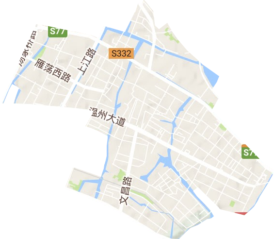 蒲州街道地形地图