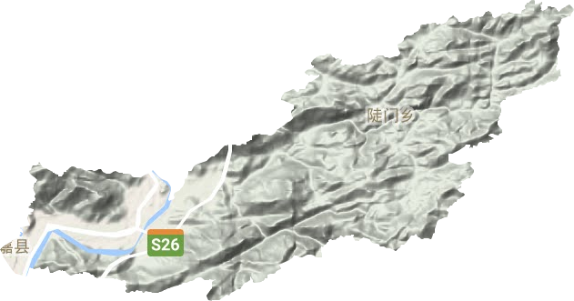 东城街道地形地图
