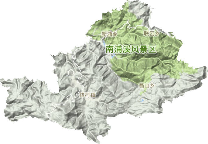 筱村镇地形地图