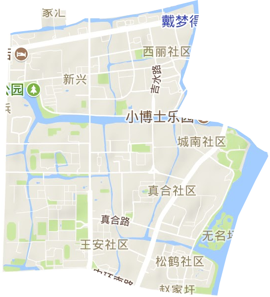 新兴街道地形地图