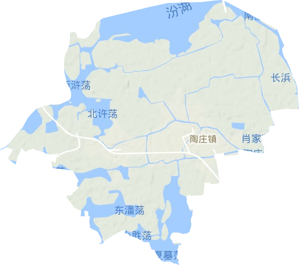 陶庄镇地形地图
