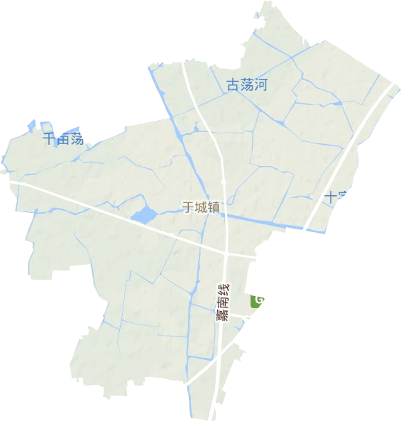 于城镇地形地图