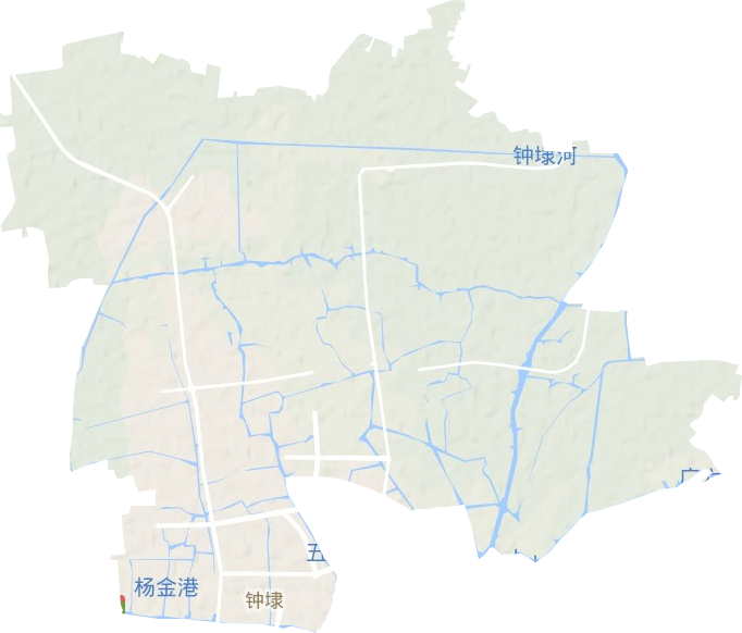 钟埭街道地形地图