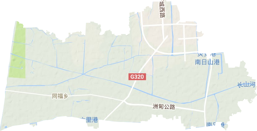 凤鸣街道地形地图