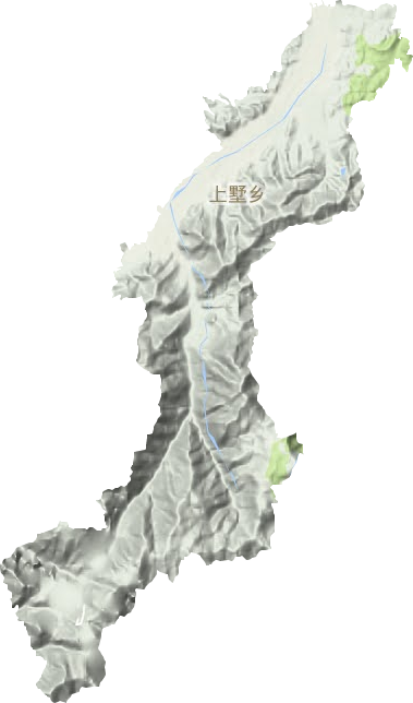 上墅乡地形地图