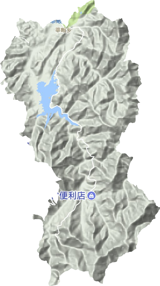 莘畈乡地形地图