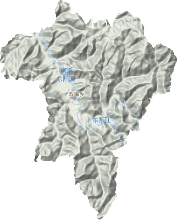 双溪乡地形地图