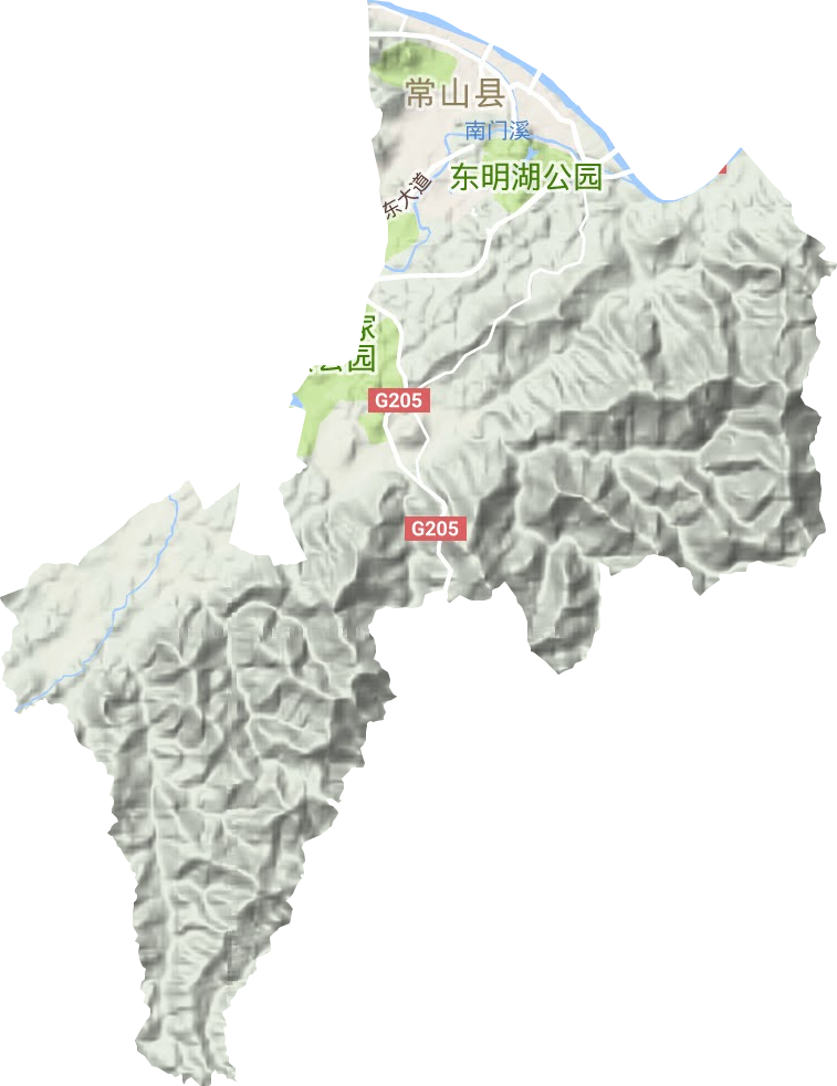 天马街道地形地图