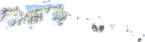 长涂镇地形地图