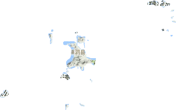 菜园镇地形地图