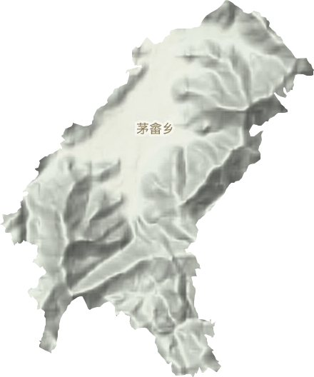 茅畲乡地形地图