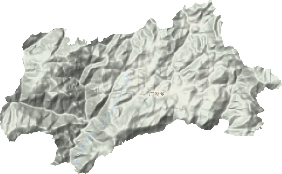 广度乡地形地图