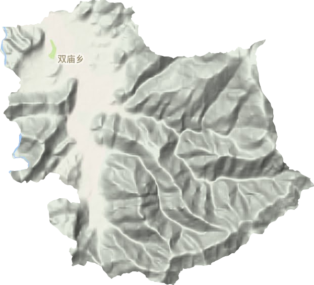 双庙乡地形地图