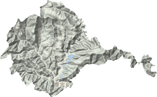 季宅乡地形地图