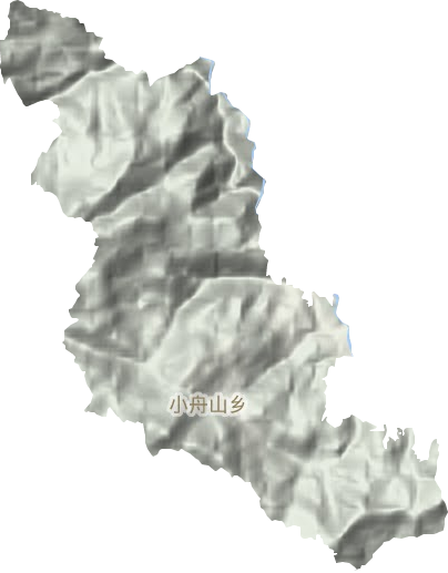 小舟山乡地形地图