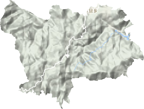 章旦乡地形地图