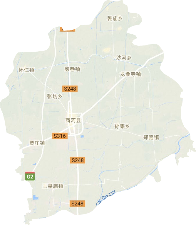 商河县地形地图