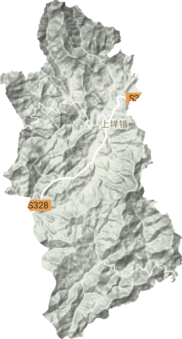 上垟镇地形地图