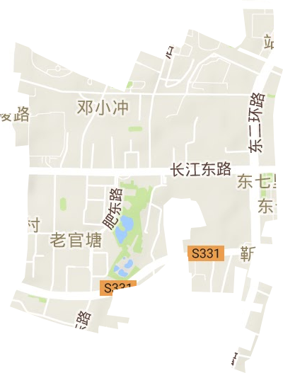 铜陵路街道地形地图