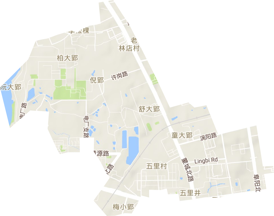 杏花村街道地形地图