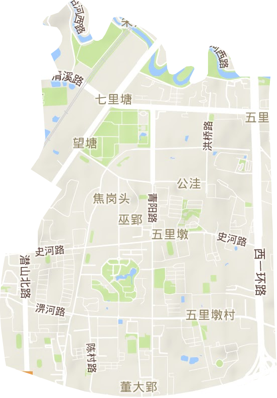 五里墩街道地形地图