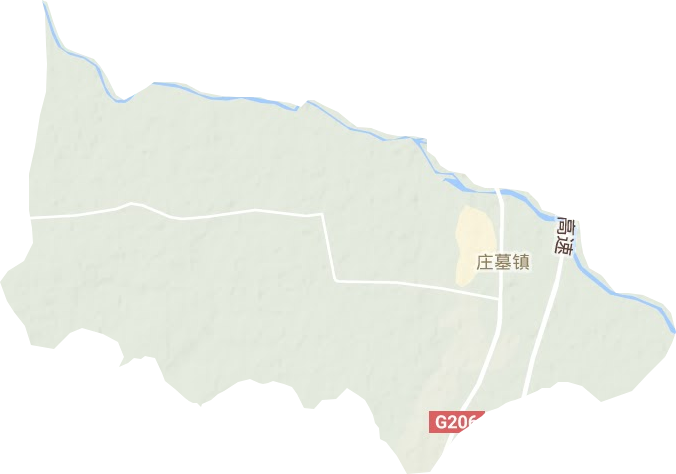 庄墓镇地形地图