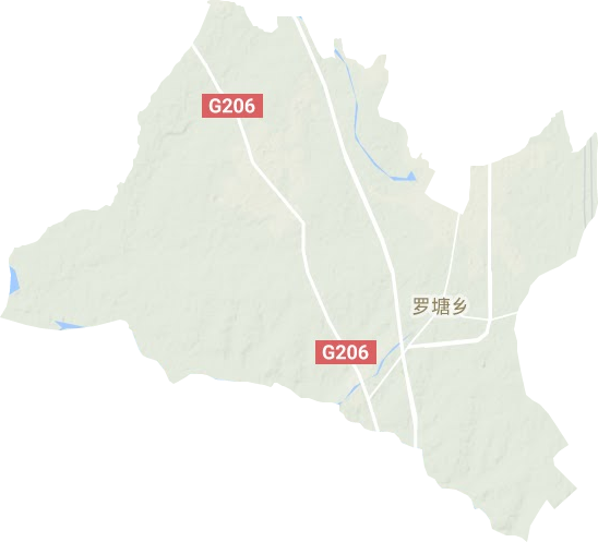 罗塘乡地形地图