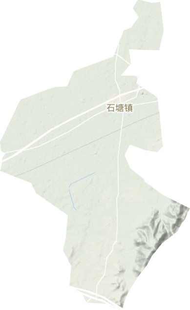 石塘镇地形地图