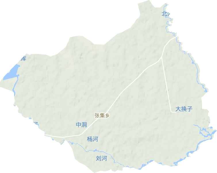 张集乡地形地图