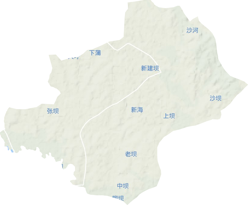 马湖乡地形地图