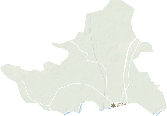 丰乐镇地形地图