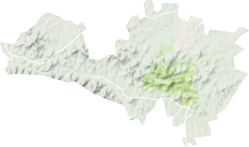 紫蓬山管委会地形地图
