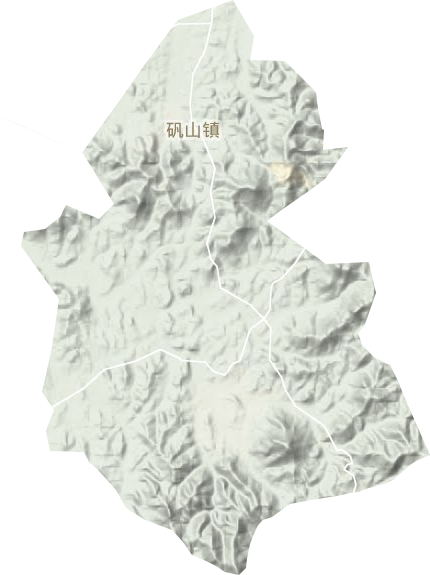 矾山镇地形地图