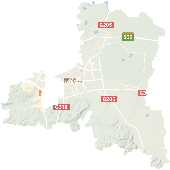 籍山镇地形地图