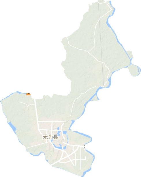 无城镇地形地图