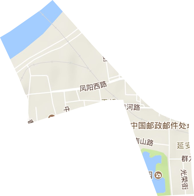 天桥街道地形地图