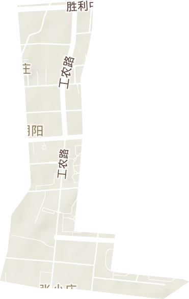 黄庄街道地形地图