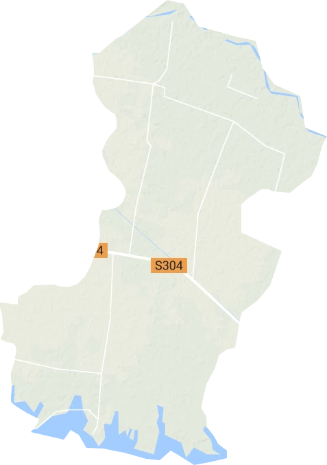 东刘集镇地形地图
