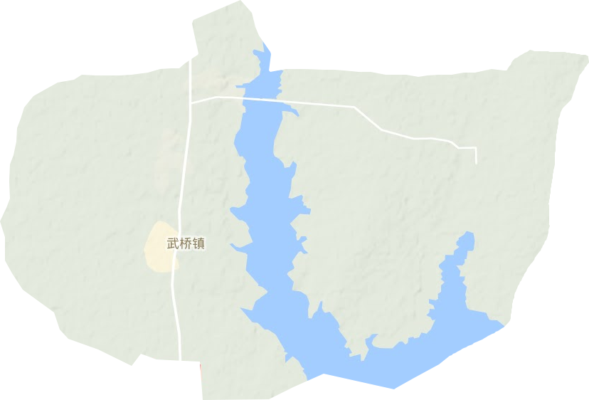 武桥镇地形地图