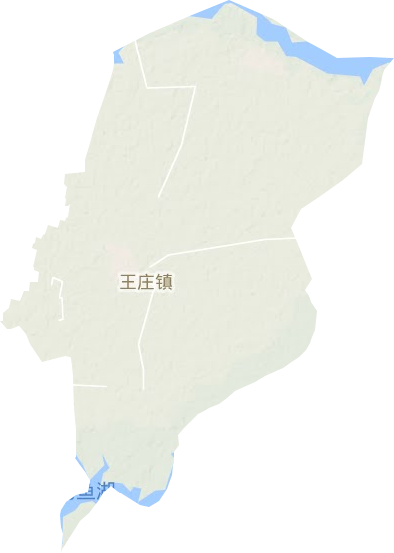 王庄镇地形地图