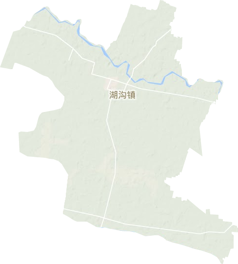 湖沟镇地形地图
