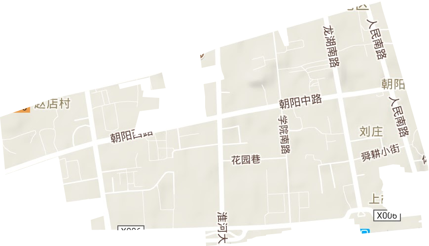 朝阳街道地形地图